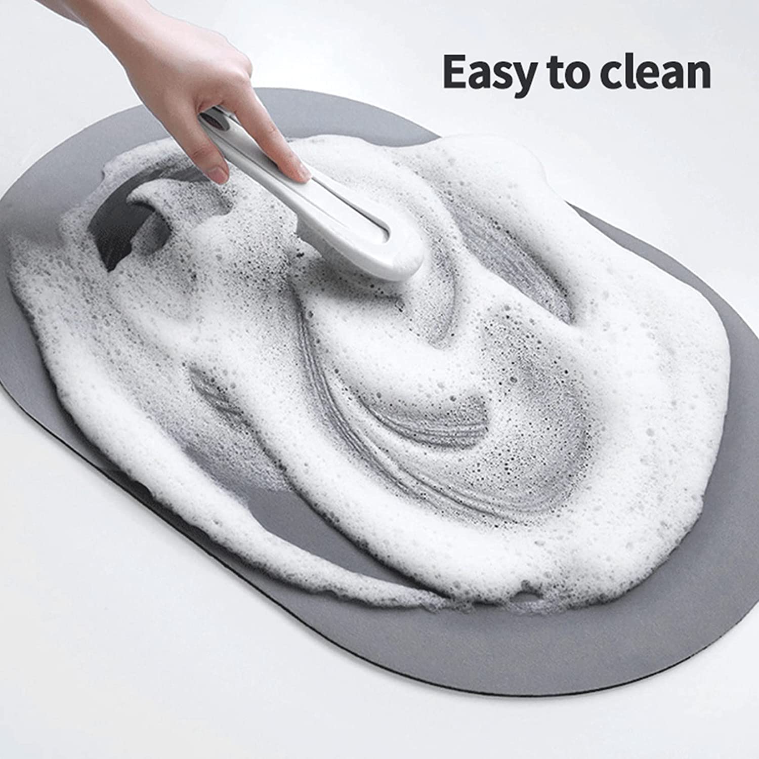 Soft and quick-drying bathroom mat. Soft and quick-drying bathroom mat.